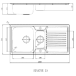 Senator 1.5 bowl specification UK