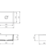 Mataro 1 bowl undermount ceramic specification UK